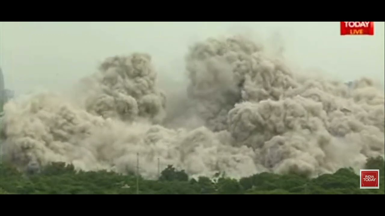 supertech twin tower@ndtvindia #twintowers #100k