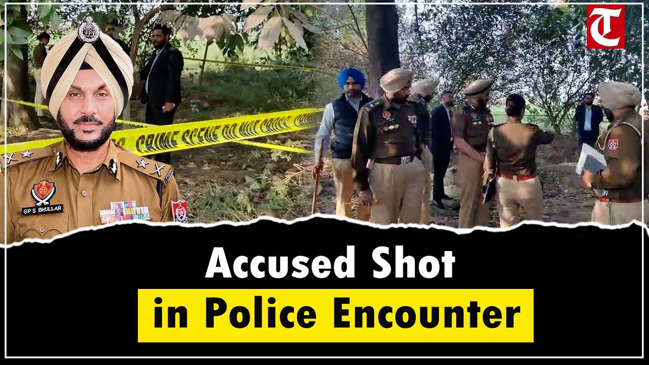 Amritsar Bus Stand Murder Case Solved; Accused Injured in Police Encounter Near Verka Bypass