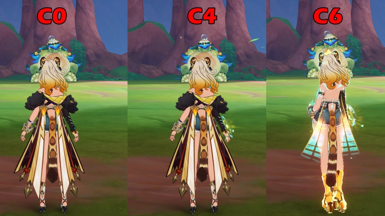 XILONEN C0 ~ C6 COMPARISION | Genshin Impact