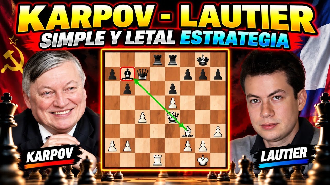 LA SUBLIME ESTRATEGIA DE KARPOV SUPERA A LAUTIER , BIEL 1992