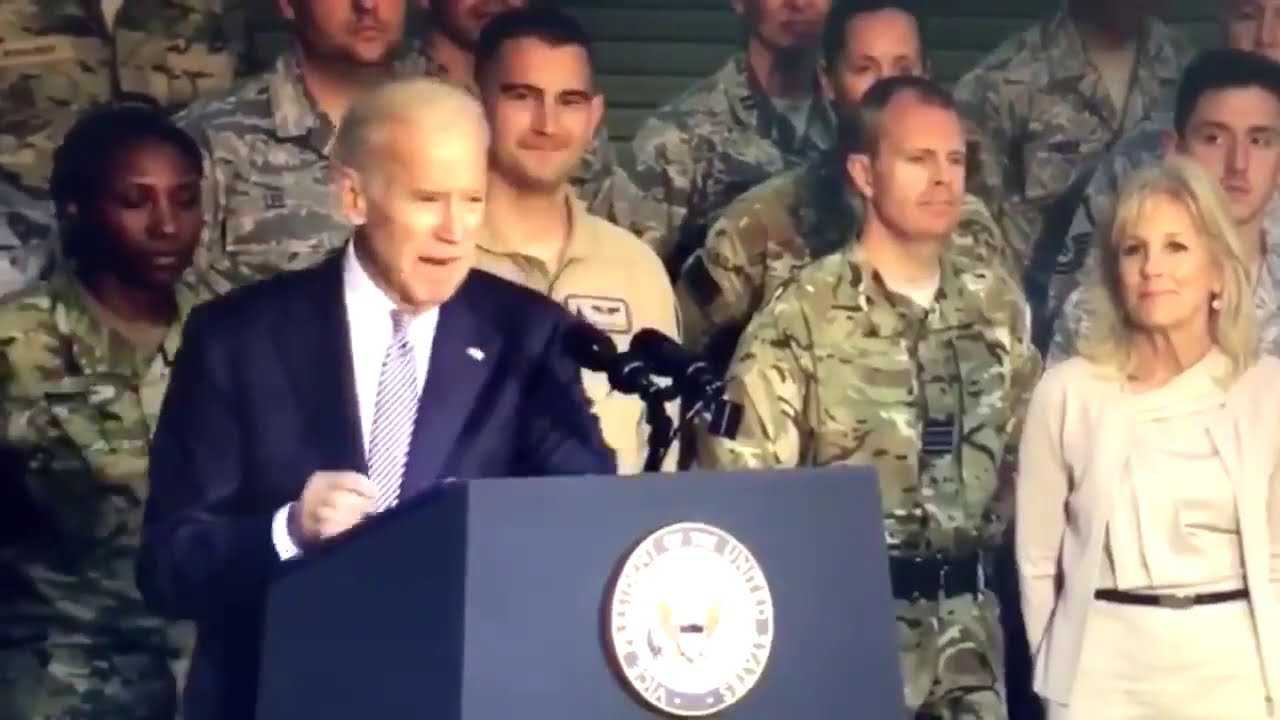Joe Biden calls the troops at Al Dhafra Air Base &ldquo;you stupid bastards&rdquo; and &ldquo;a dull bunch.&rdquo;