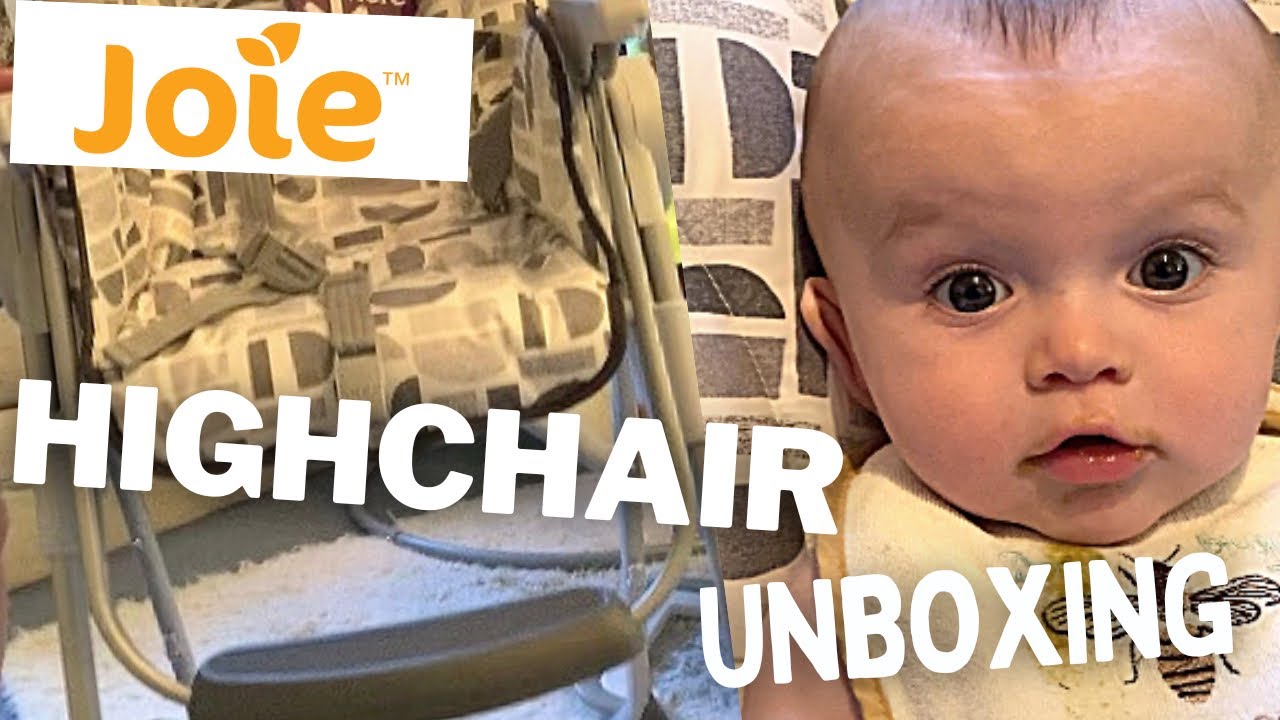 Joie Baby Highchair Snacker 2 in 1 / Unboxing Haul