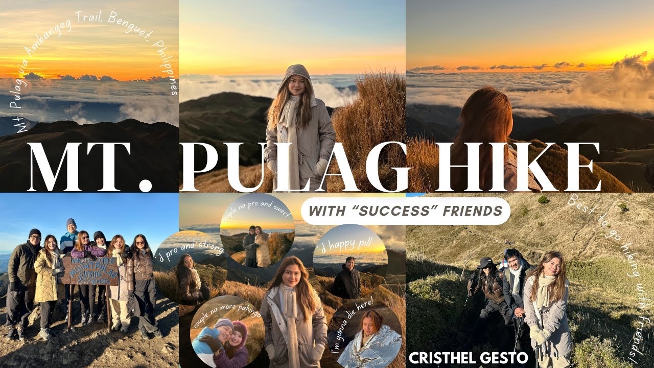 Mt.  Pulag Via Ambangeg Trail - Hiking Vlog with Friends 🏔️🤍 | Cristhel Gesto