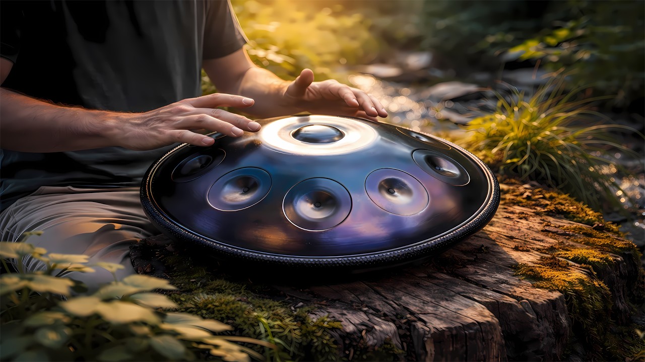 Handpan With 528hz Meditation Music | Healing Frequency for Heart Chakra