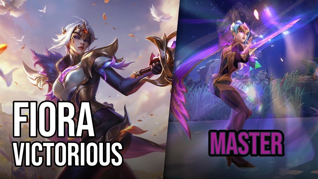 Master Victorious Fiora Skin | League of Legends | Chromas Skin