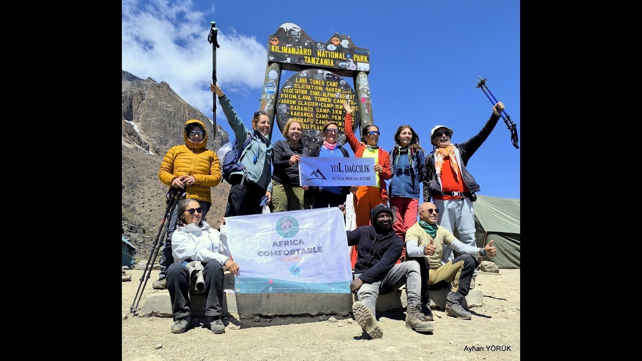 Kilimanjaro Dağı Zirve Yürüyüşü - (4. Gün) - LAVA TOWER (4.630 m) - BARRANCO(3.960 m) Kamp Rotası