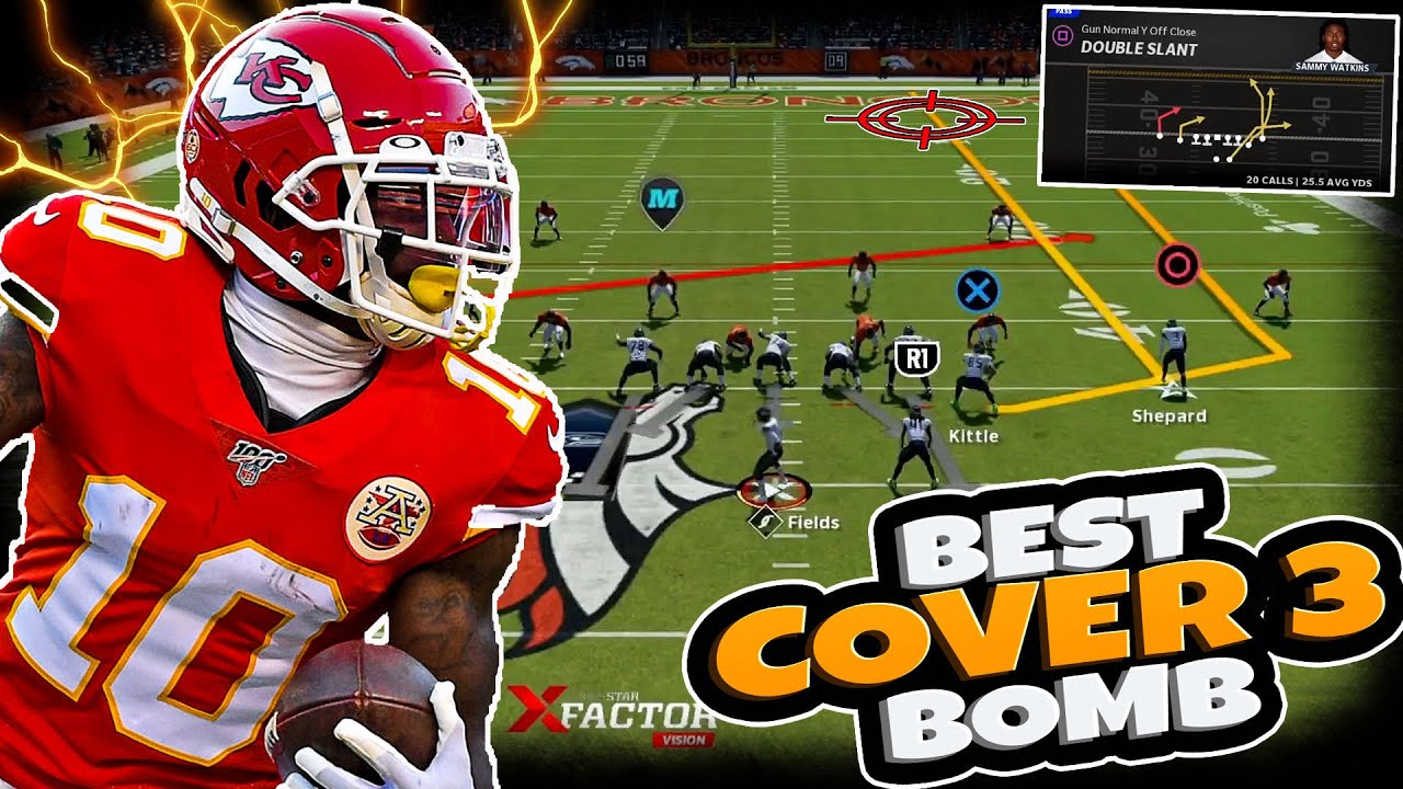 EASIEST Cover 3 One Play Touchdown Madden 22! Best cover 3 Bomb!