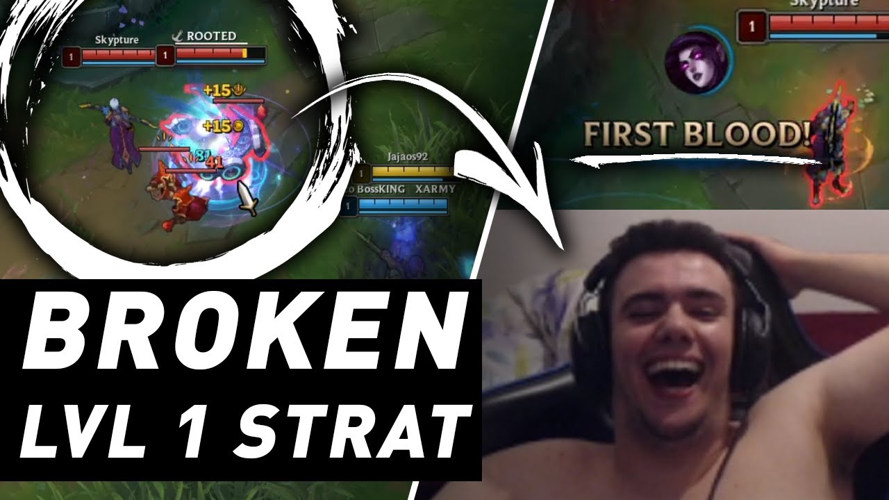 TIVE QUE ENSINAR AO XICO ESTA BROKEN LVL 1 STRAT