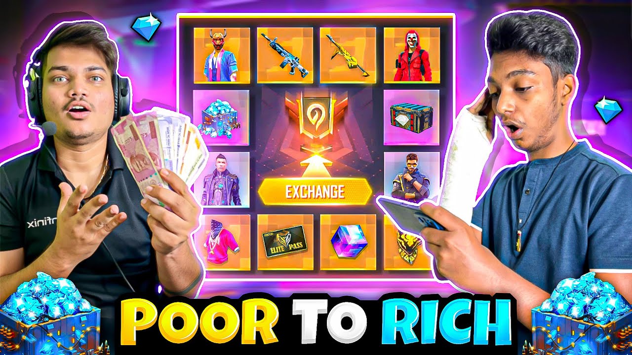 Free Fire I Got All Rare Items😍 POOR To RICH All Old Bundles Skins Unlocked😳-Garena Free Fire