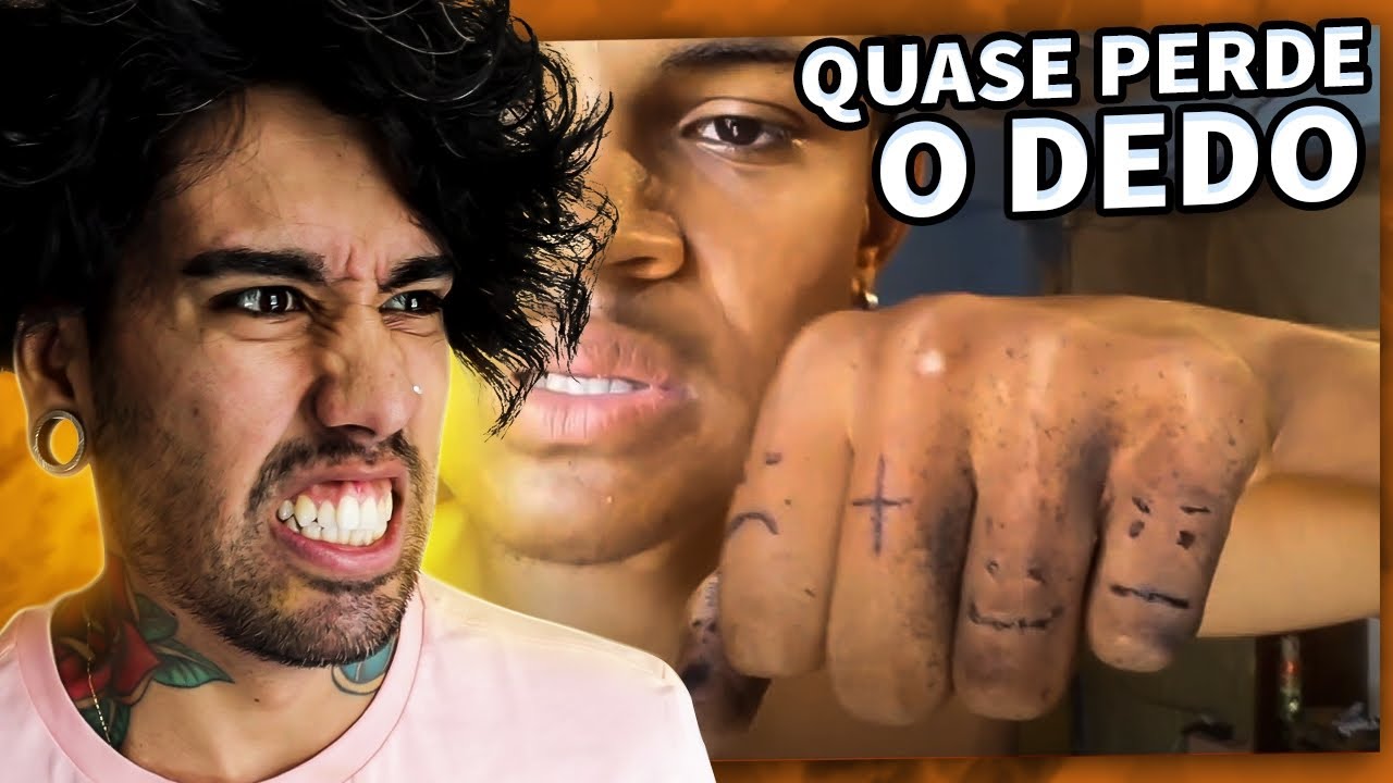 Se tatuando em casa e perdendo o dedo