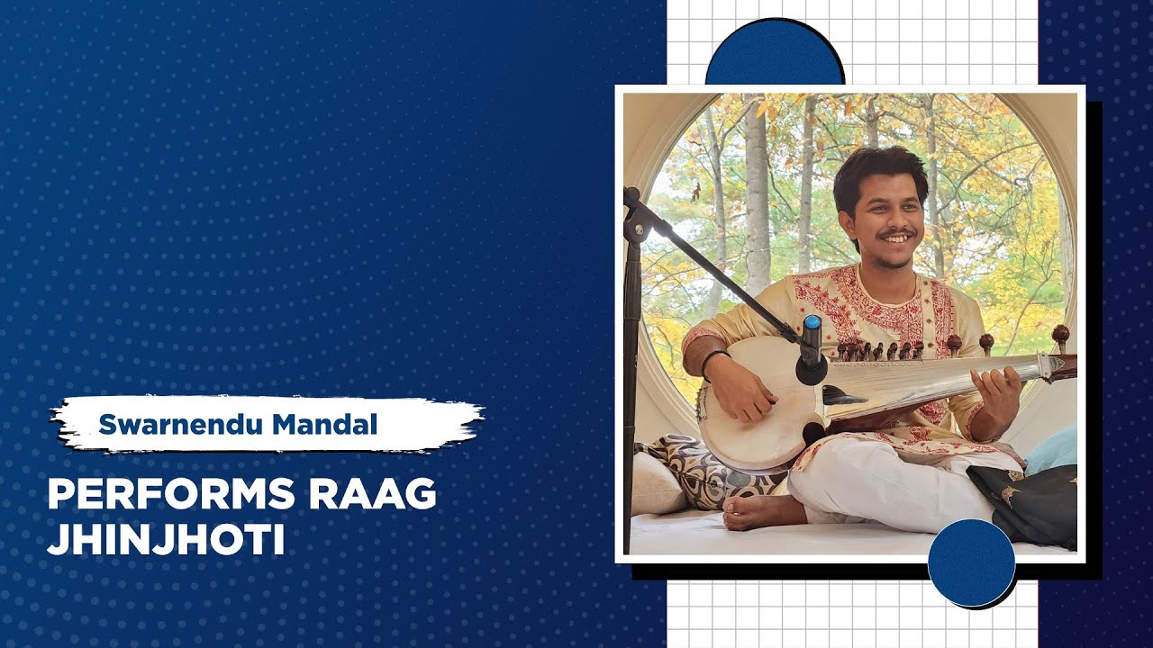 Swarnendu Mandal performs on the Sarod