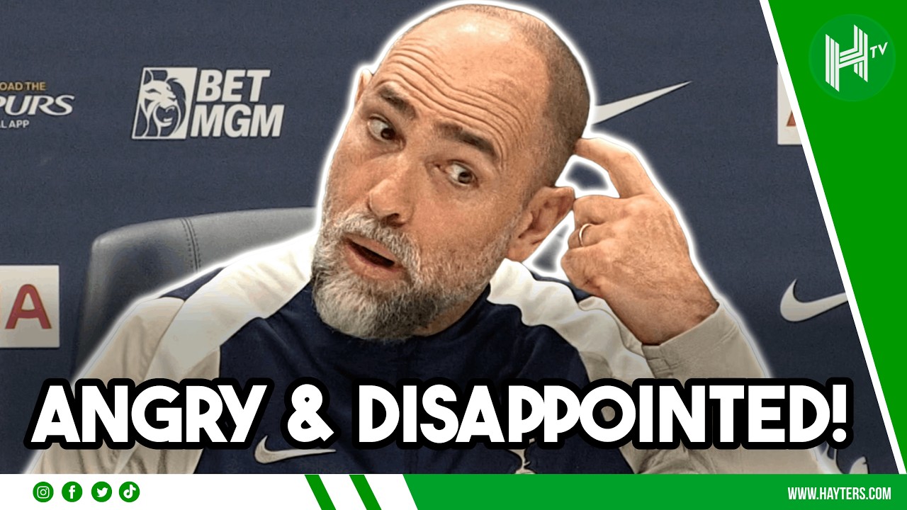 ANGRY & DISAPPOINTED! | Igor Tudor | Tottenham v Crystal Palace