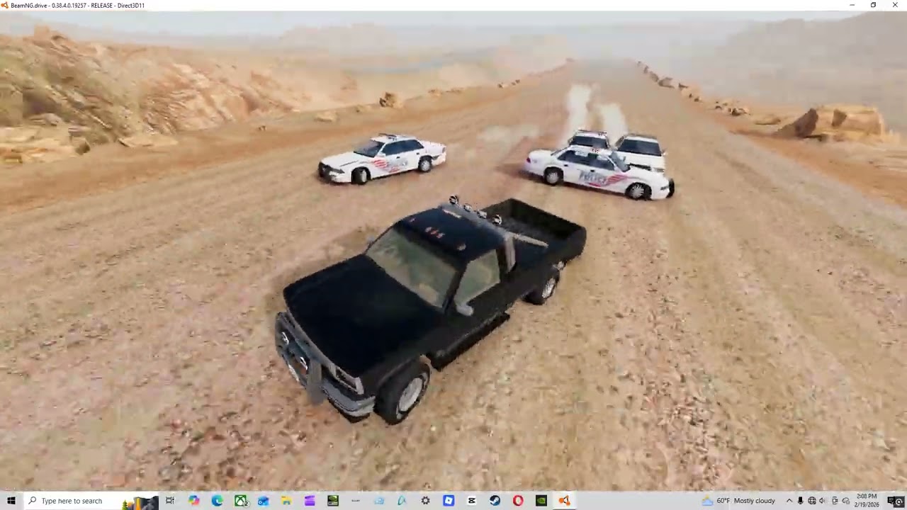 Police chase gone wrong ends in big wreck!