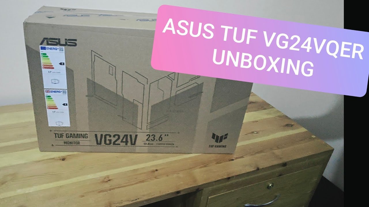 Asus Tuf VG24VQER Unboxing And Test #asus