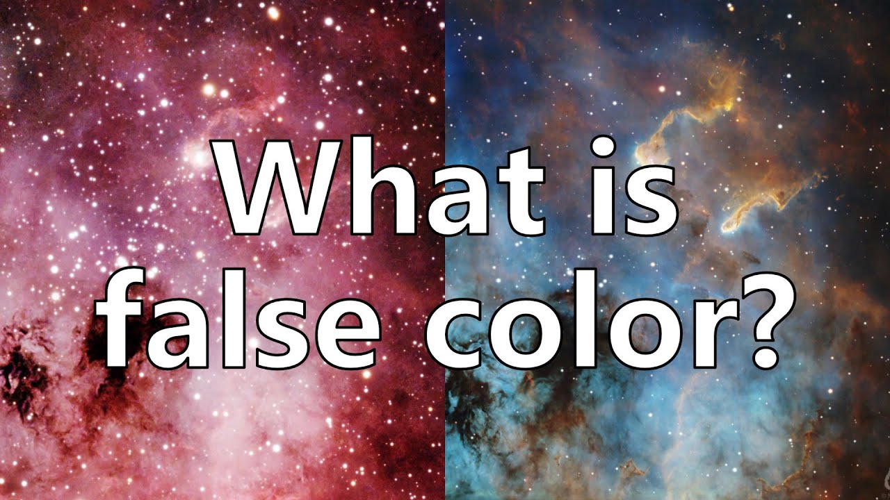 What is false color in astronomy