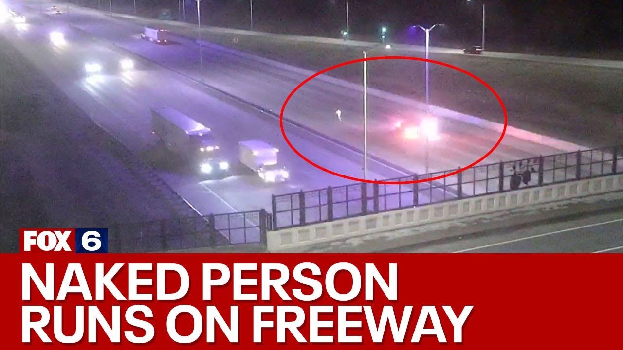 Naked person runs on freeway; Oak Creek police take action