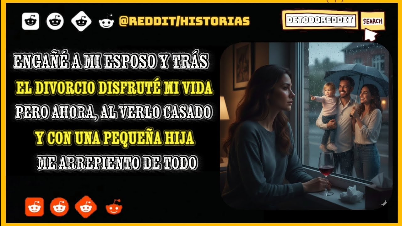 Engañé a mi esposo y trás el divorcio disfruté mi vida pero ahora al verlo casado y con una....