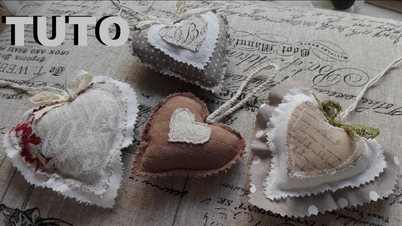 TUTO: Comment fabriquer un coeur en tissu