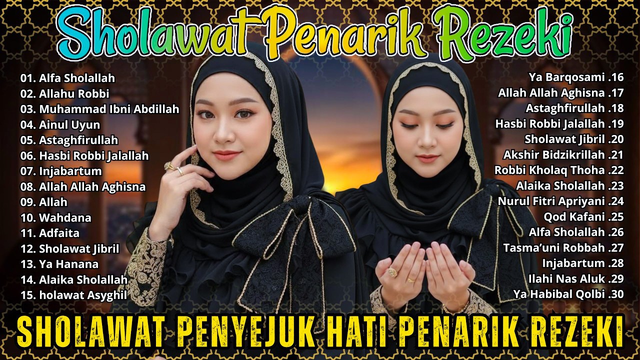 SHOLAWAT JIBRIL PEMBUKA PINTU REZEKI || ALFA SHOLALLAH || SHOLAWAT NABI MERDU TERBARU 2026