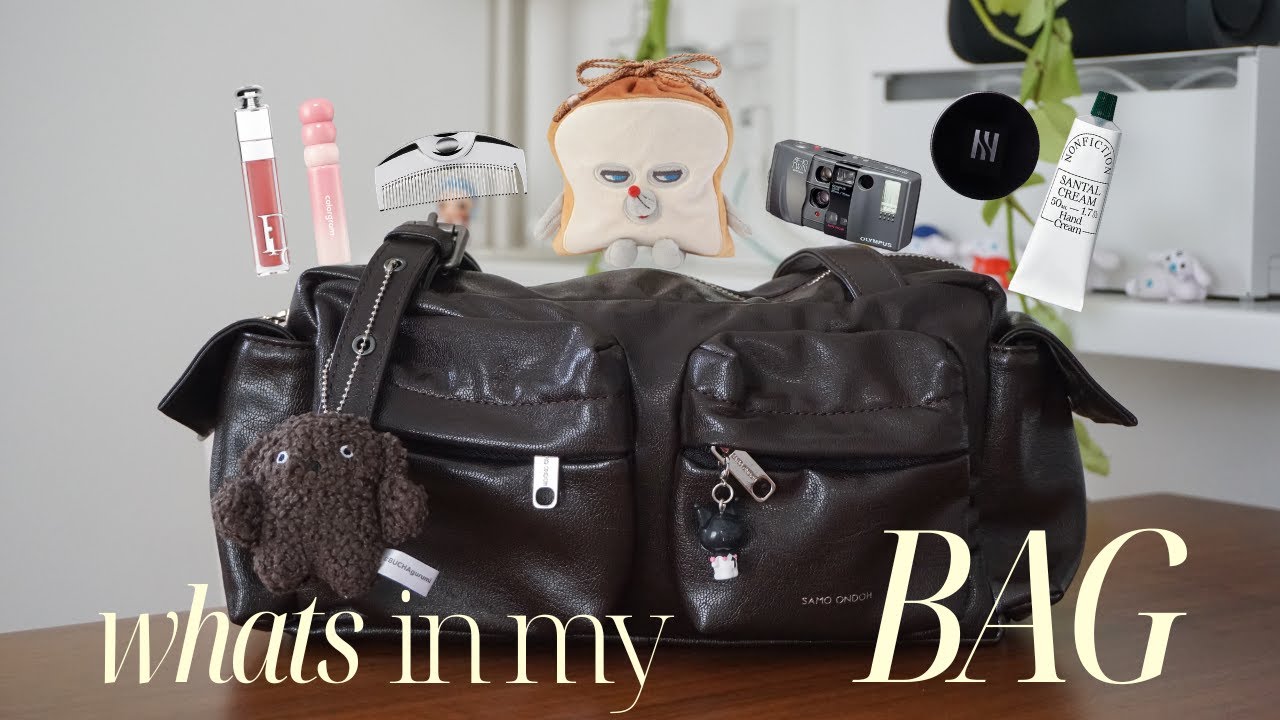 what&rsquo;s in my bag 🤎🧸🍂&nbsp;samo ondoh pocket utility bag