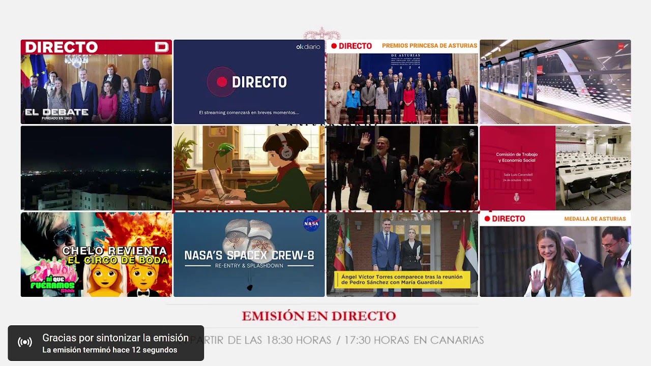 Sigue en directo los Premios Princesa de Asturias