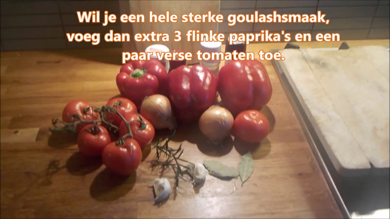 Goulashragout - Recept ook basis voor kroketten en bitterballen met goulash