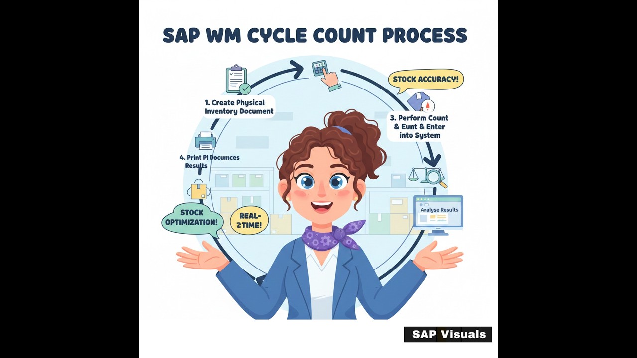 SAP Visuals: WM Cycle Count Process