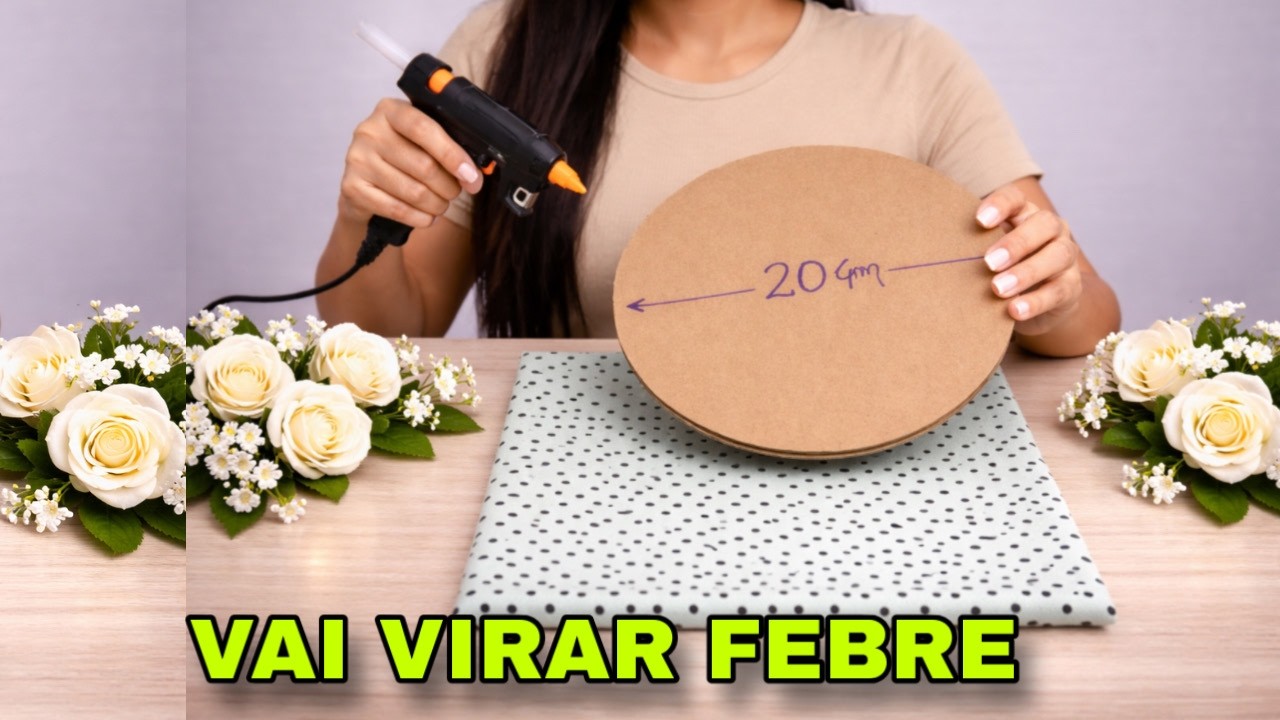 IDEIA GENIAL COM PAPELÃO E TECIDO FICOU INCRÍVEL FAÇA VOCÊ MESMO #viral #compartilhe #diy