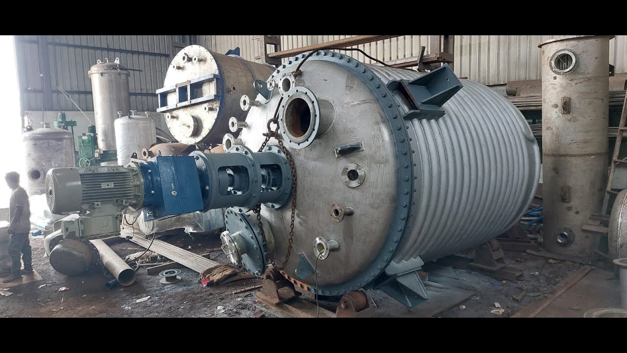 LIMPETED REACTOR VESSEL  #chemical#reactor#pressurevessel##reaction vessel#india #manufacturer