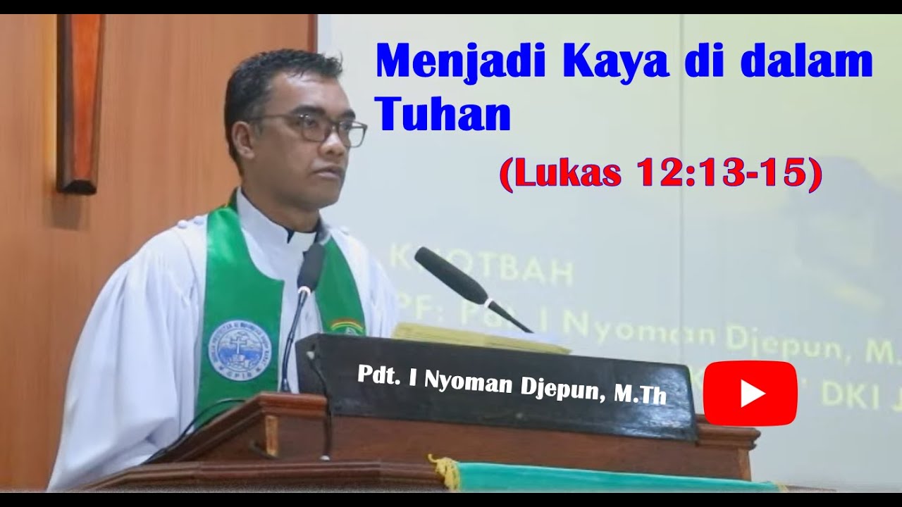 Menjadi Kaya di dalam Tuhan | Lukas 12:13-15