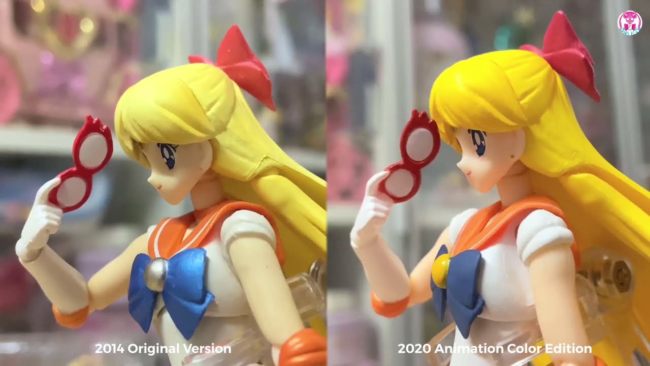 💀 Sailor Venus SHF Comparison (2014 Original vs 2020 Animation Color Edition) 美少女戦士 セーラームーン