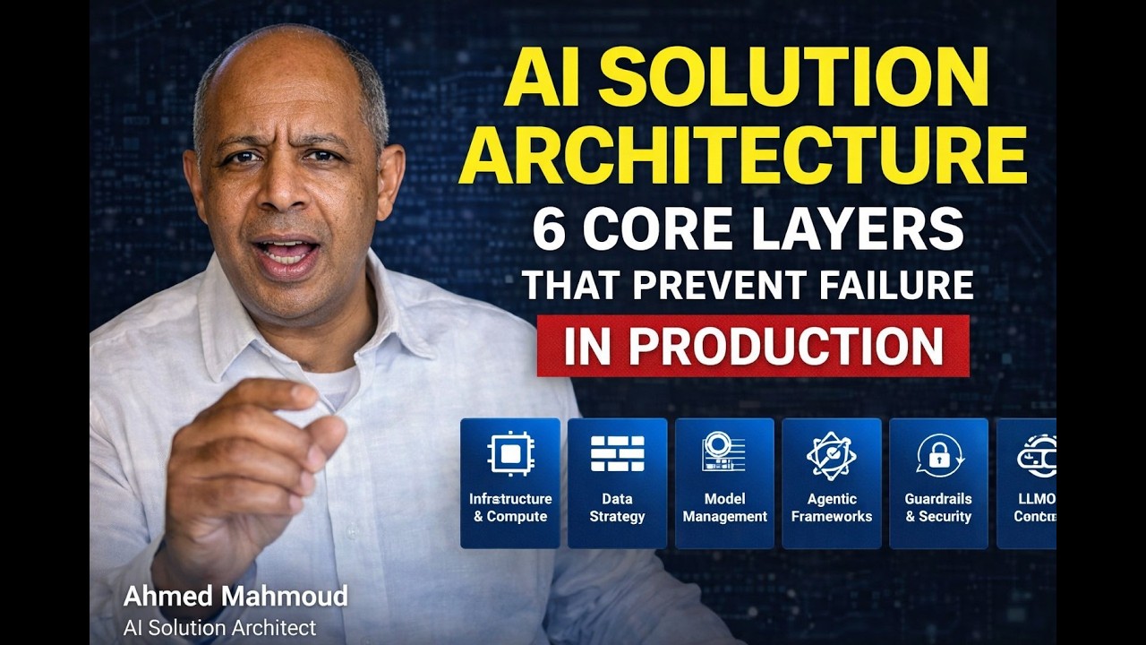 AI Solution Architecture: 6 Core Layers That Prevent Failure in Production