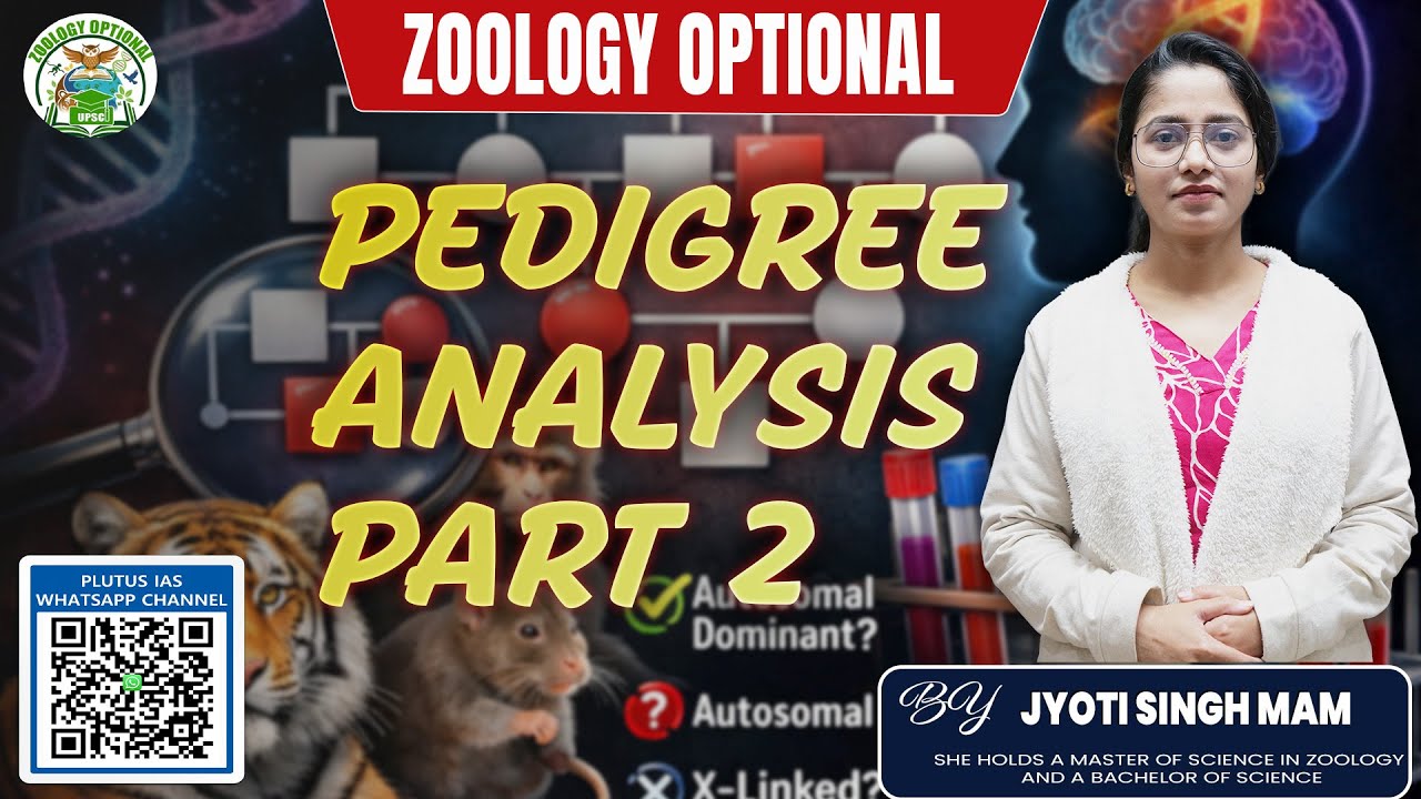 Pedigree Analysis Part 2 | Inheritance Patterns & Numericals | Biology by Jyoti Singh Mam