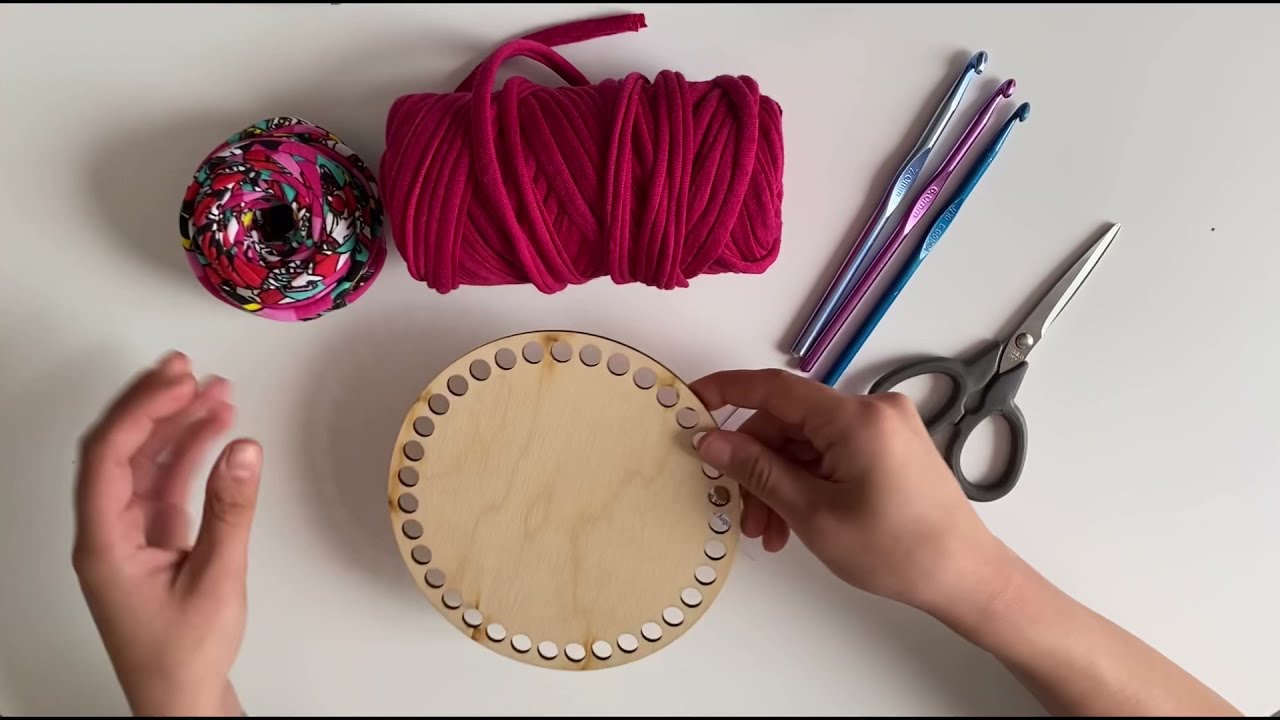 Как да си изплетем панер с дървено дъно? Basket with wooden bottom ( 1 )TUTORIAL BY Pillow Point