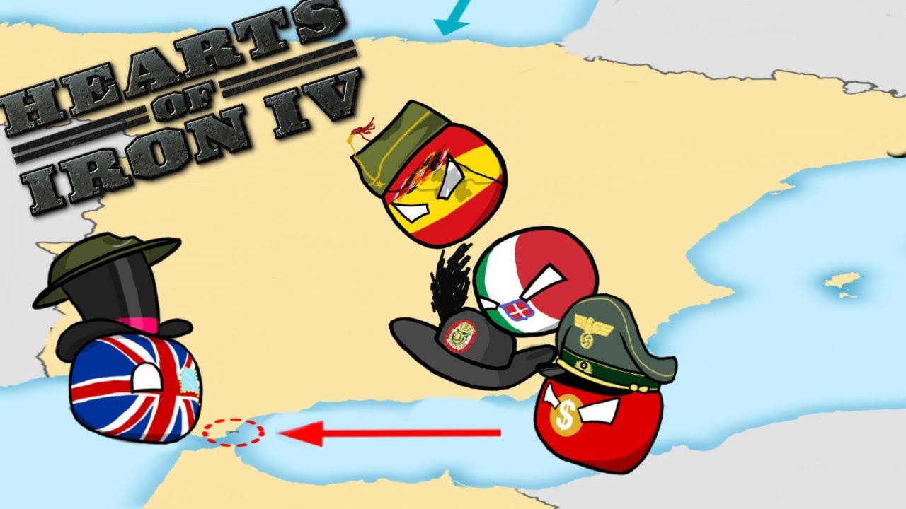 The Battle of Gibraltar - Hoi4 MP In A Nutshell