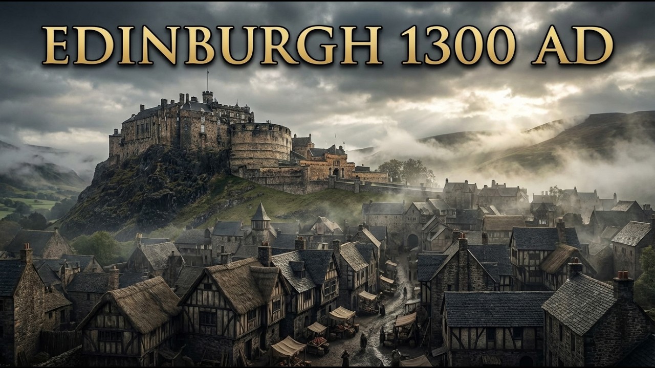 What Edinburgh Looked Like in 1300 AD | The Medieval City Beneath the Castle