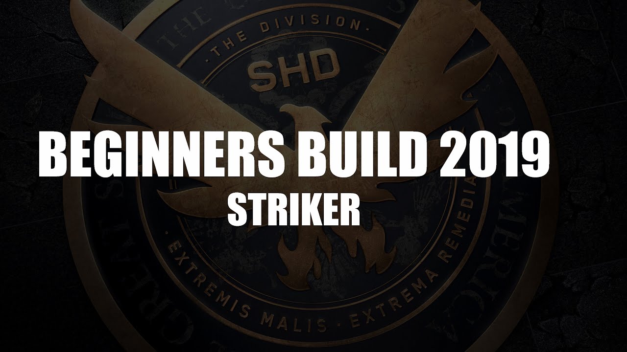 The Division 1.8.3 Striker Beginner Build 2019