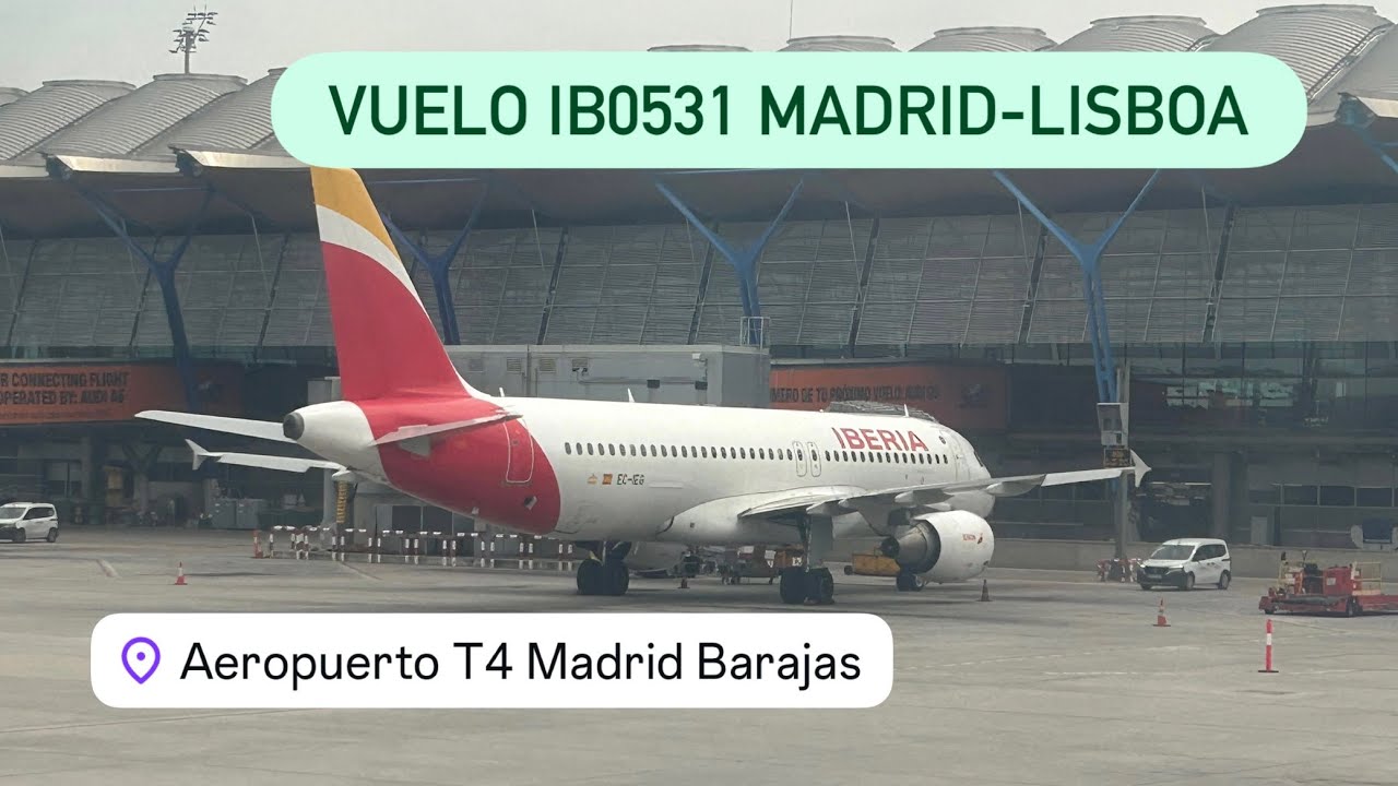 Despegue IB0531 Madrid (MAD) - Lisboa (LIS)