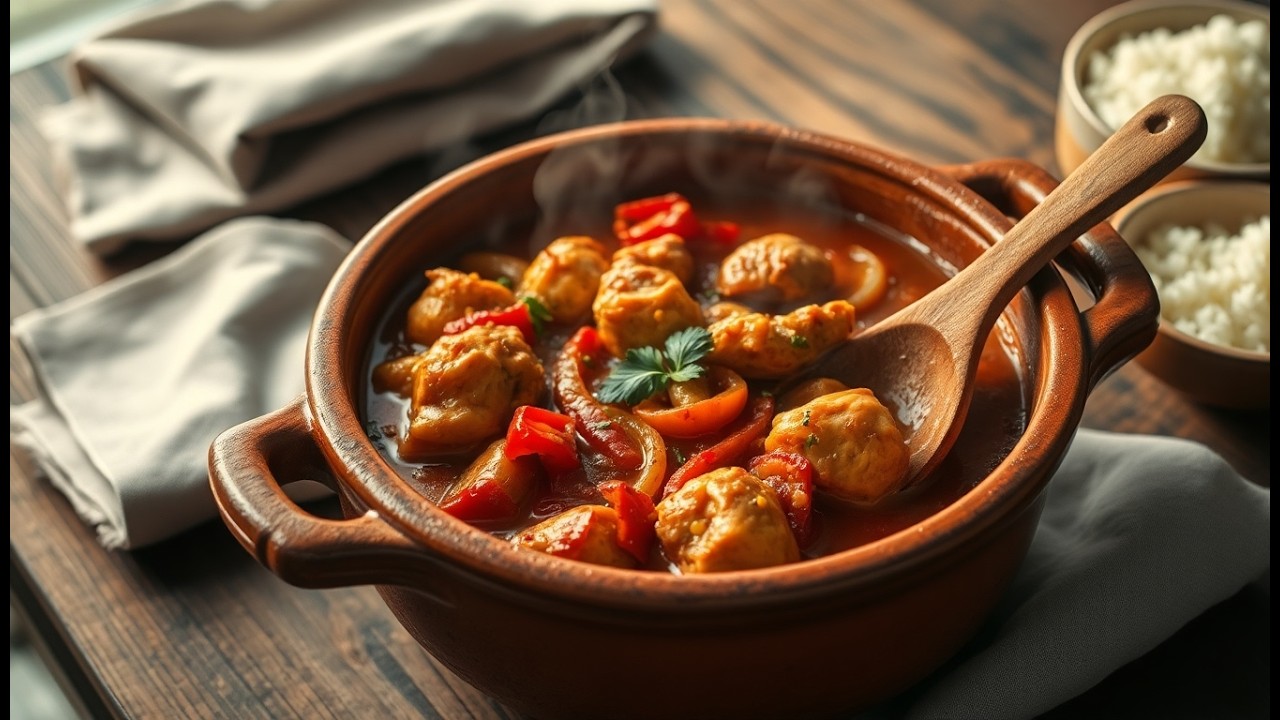 Poulet à l'Espagnole  Recette Savoureuse et Facile !