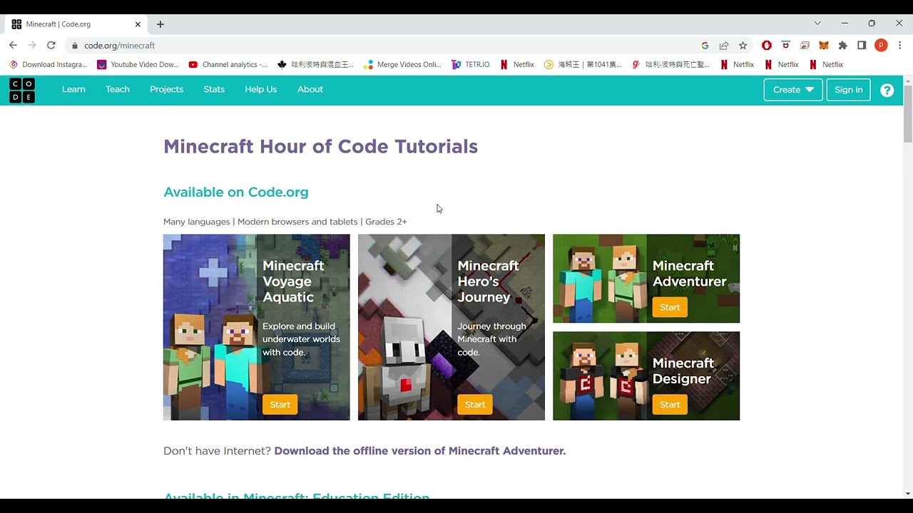 Minecraft Voyage Aquatic🐢📦how to complete all level - Minecraft Hour of Code Tutorials💻