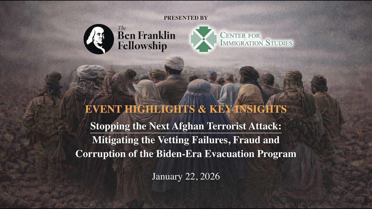 Event Highlights & Key Insights Video Recap: Stopping The Next Afghan Terrorist Attack