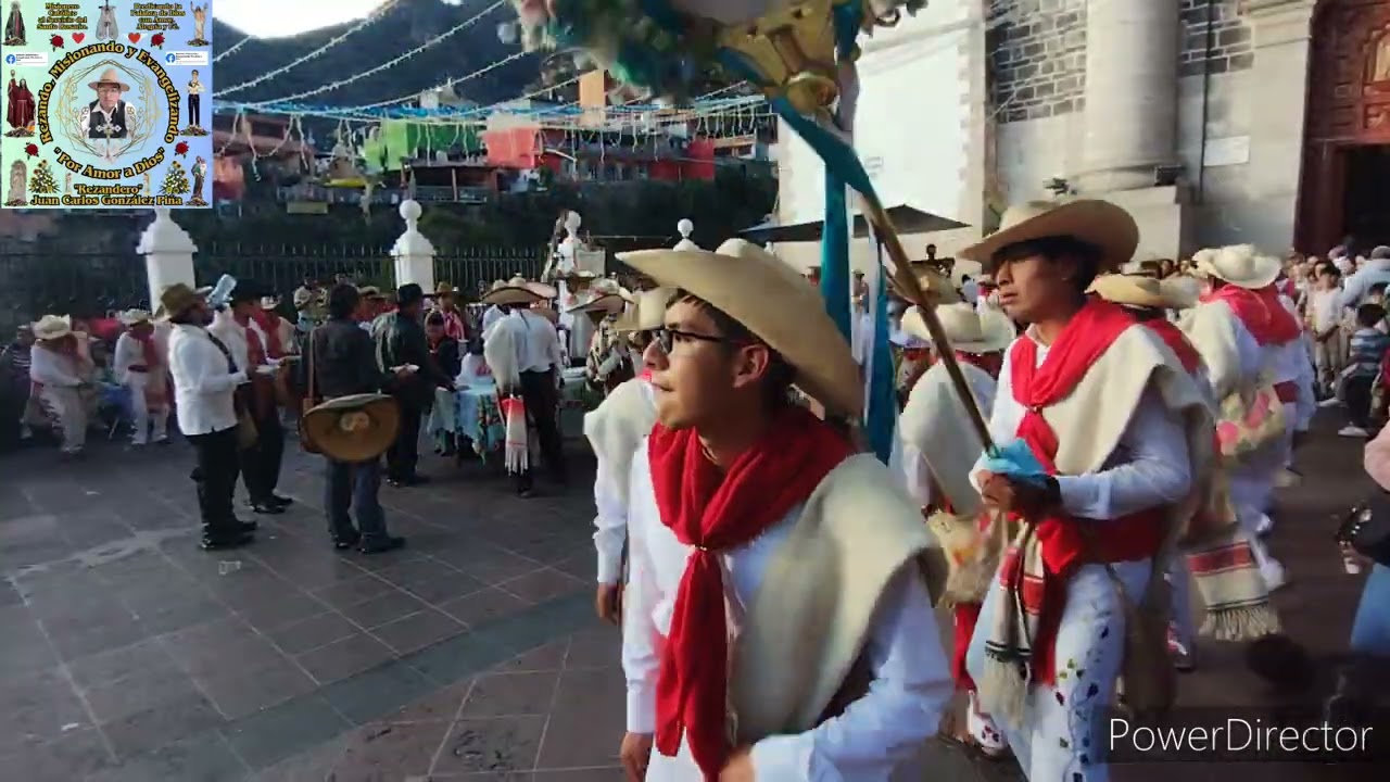 Danza de los Arrieros de Ocoyoacac en el atrio del 