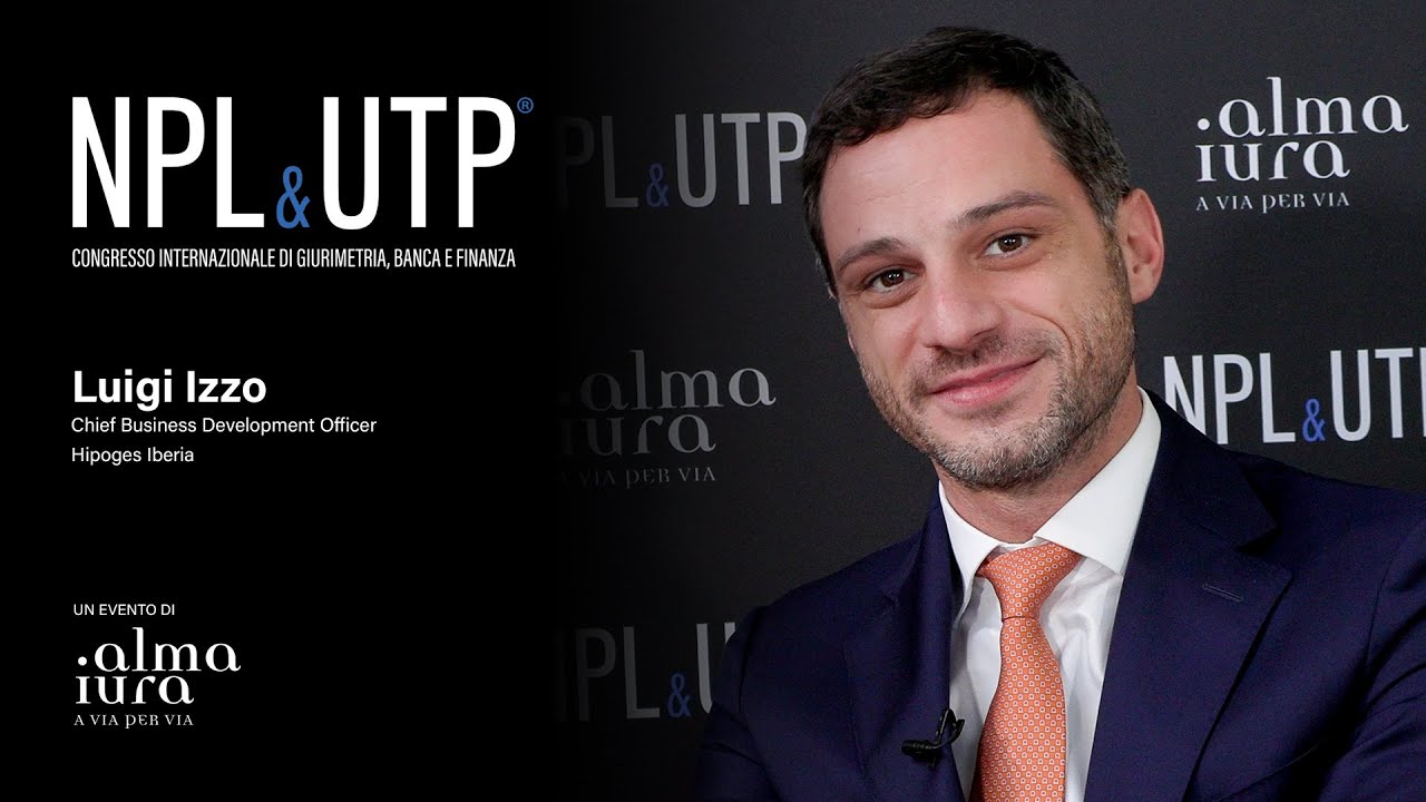 Luigi Izzo (Hipoges Iberia) intervistato da Morya Longo all'NPL&UTP di Alma Iura