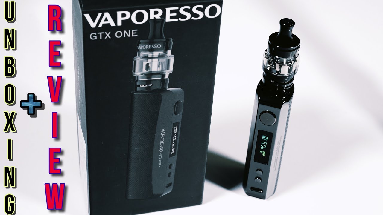 Vaporesso GTX One Vape Unboxing&Review | 4K