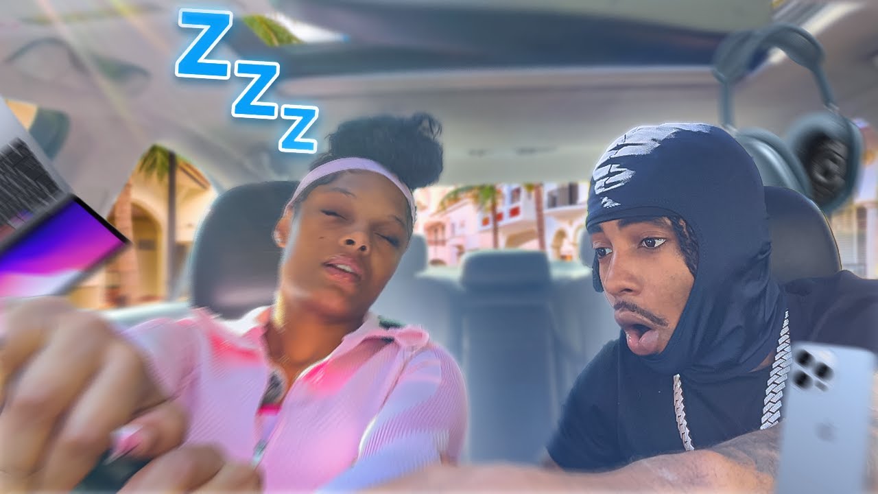 FALLING ASLEEP WHILE DRIVING PRANK ON MY MAN *BAD IDEA* 💤😴