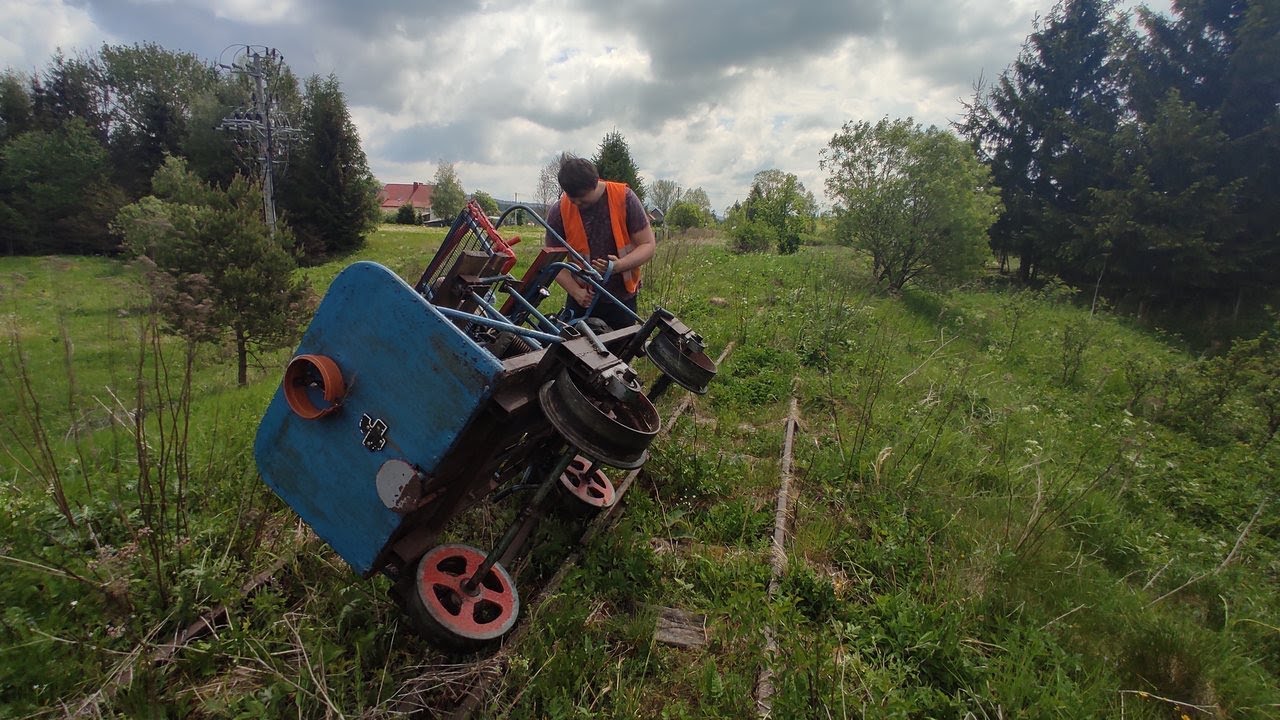 Drezyna wąskotorowa Bieszczady ,,Krzaki, trawa i awaria. Trasa Nowy Łupków-Smolnik po latach''