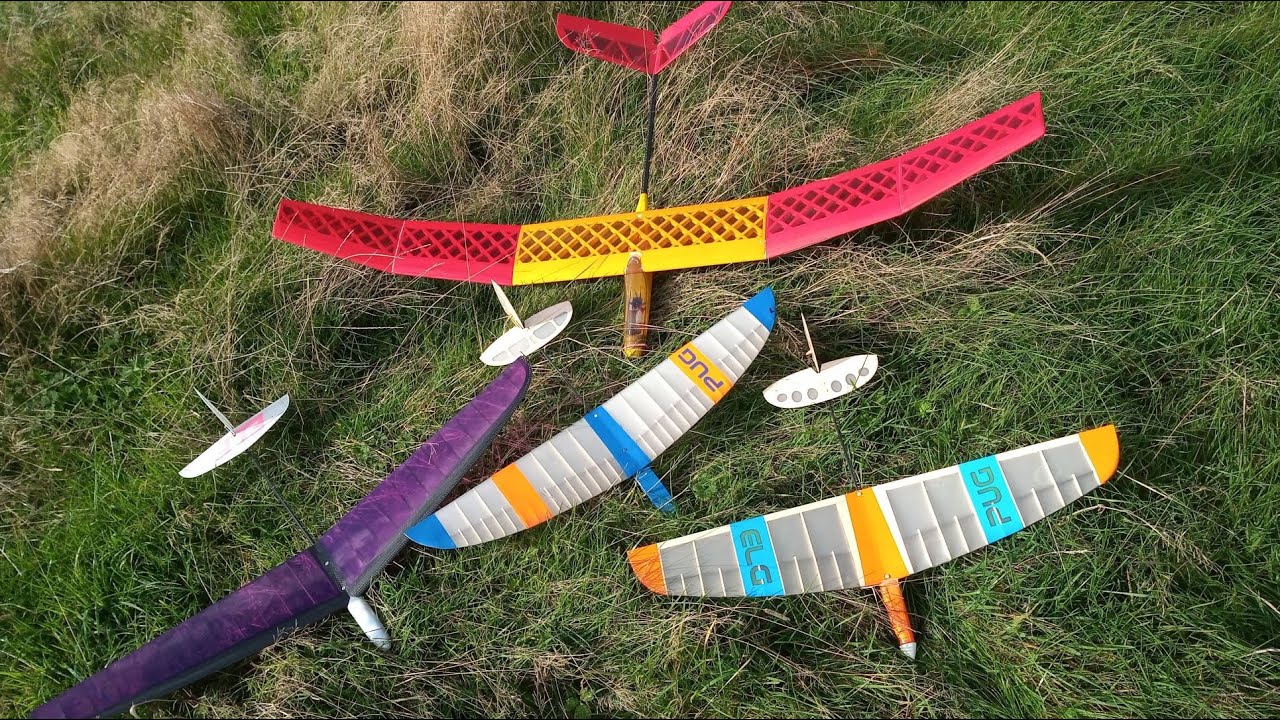 Very Light Thermals: Flights With My Elf, Pug ELG, Pug DLG and Robbe Joy RC Gliders - 11th Oct 2022