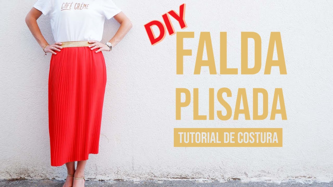 Coser una falda plisada fácil y rápido