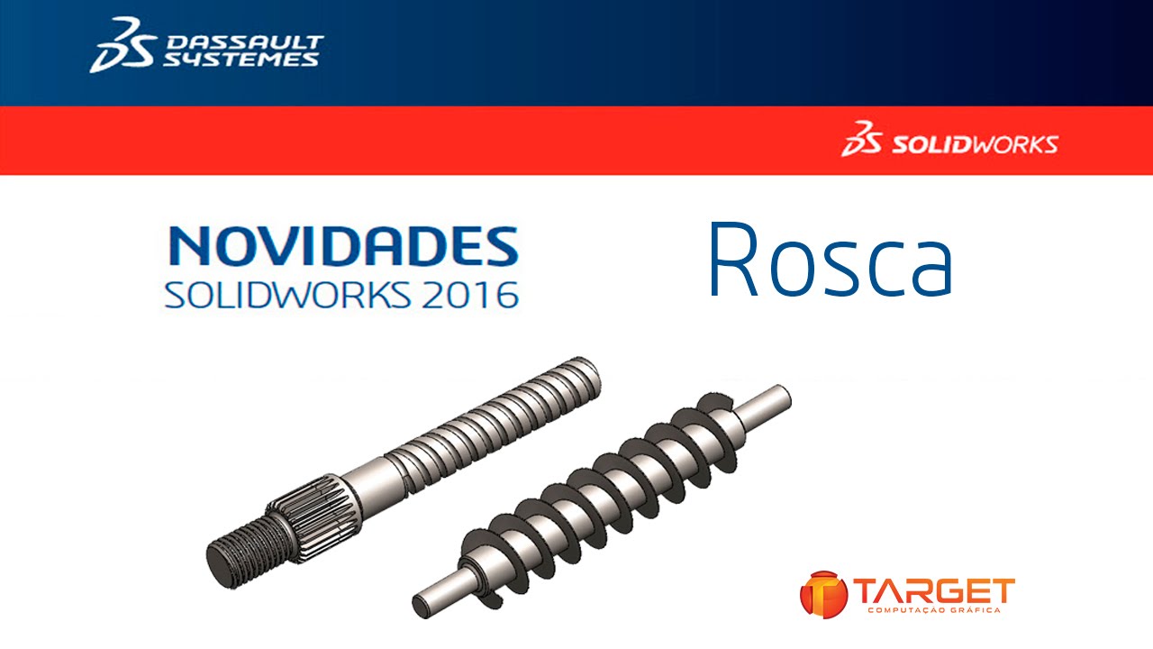 SolidWorks 2016    Rosca 3D