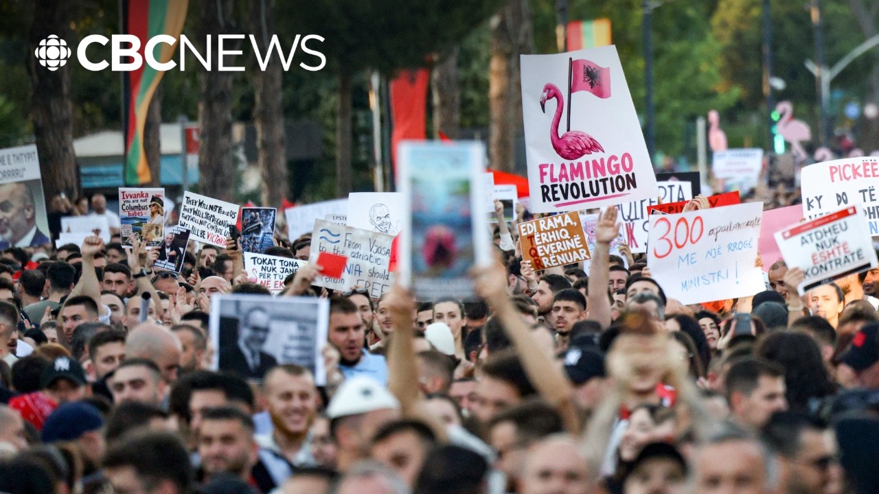 Protests in Albania over planned luxury resort linked to Trump's son-in-law